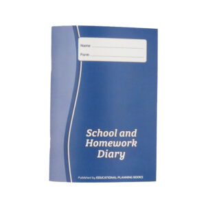 School and Homework Diary - Blue