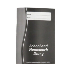 School and Homework Diary - Charcoal