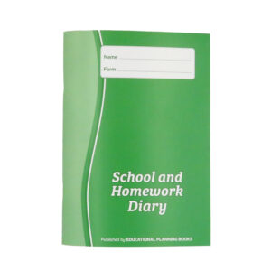 School and Homework Diary - Green