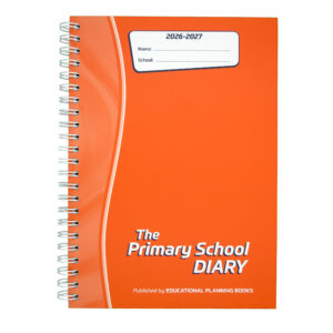 The Primary School Diary 2026-27 Wiro Bound - Orange