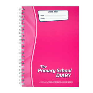 The Primary School Diary 2026-27 Wiro Bound - Pink
