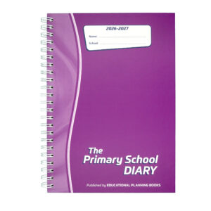 The Primary School Diary 2026-27 Wiro Bound - Purple