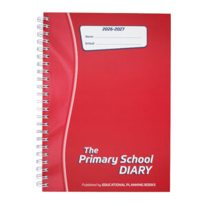 The Primary School Diary 2026-27 Wiro Bound - Red