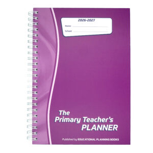 The Primary Teacher's Planner 2026-27 Wiro Bound - Purple