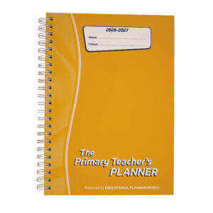 The Primary Teacher's Planner 2026-27 Wiro Bound - Yellow